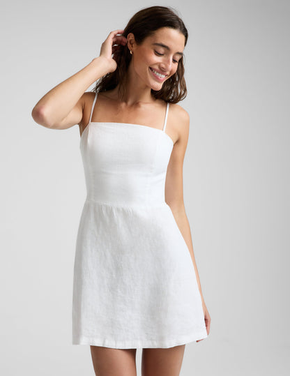 SoftWash Linen Seaside Mini Dress