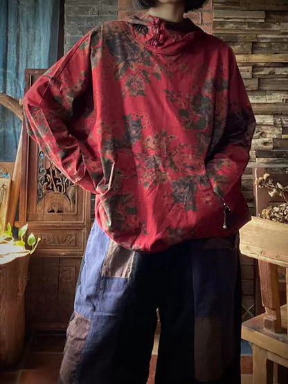 å¤§å°ºç¢¼å¥³æ¬¾å¾©å¤å°è±æ£è³ªé£å¸½ T å¹