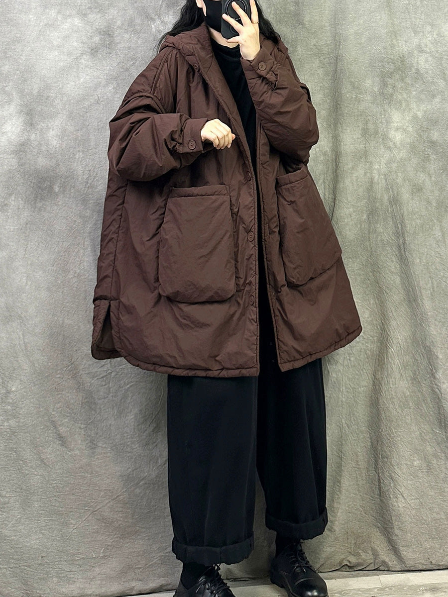 å¥³å£«å¬å­£ä¼éç´è²é£å¸½æ£è¡£å¤§è¡£
