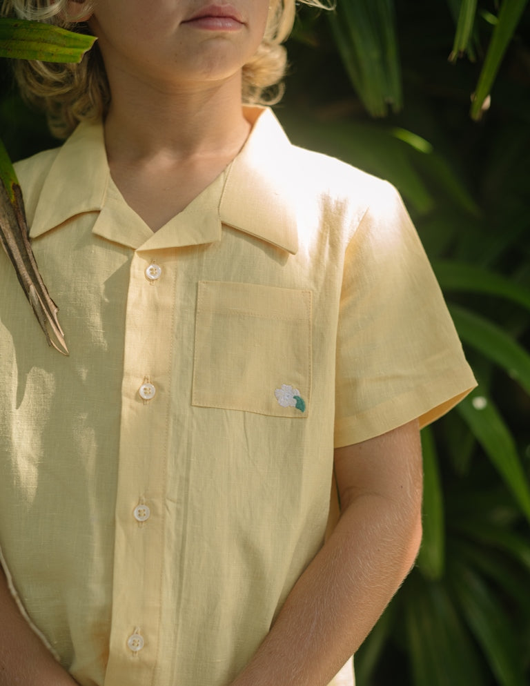 Fanm Mon x Minnow Boy's Linen Shirt