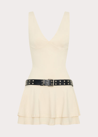 Gold Coast Mini Dress - Yellow