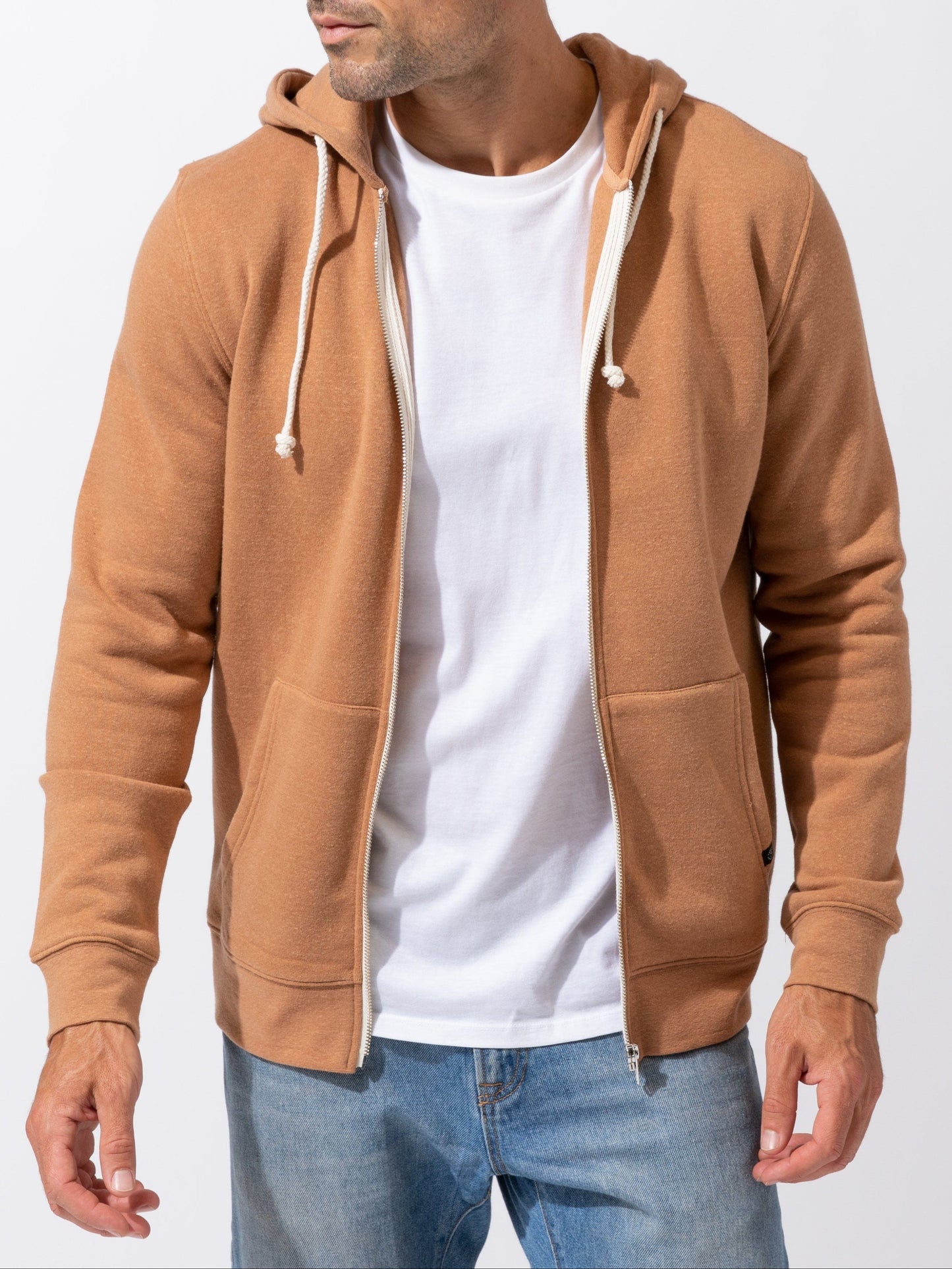 Men's Core Triblend Fleece Zip Hoodie