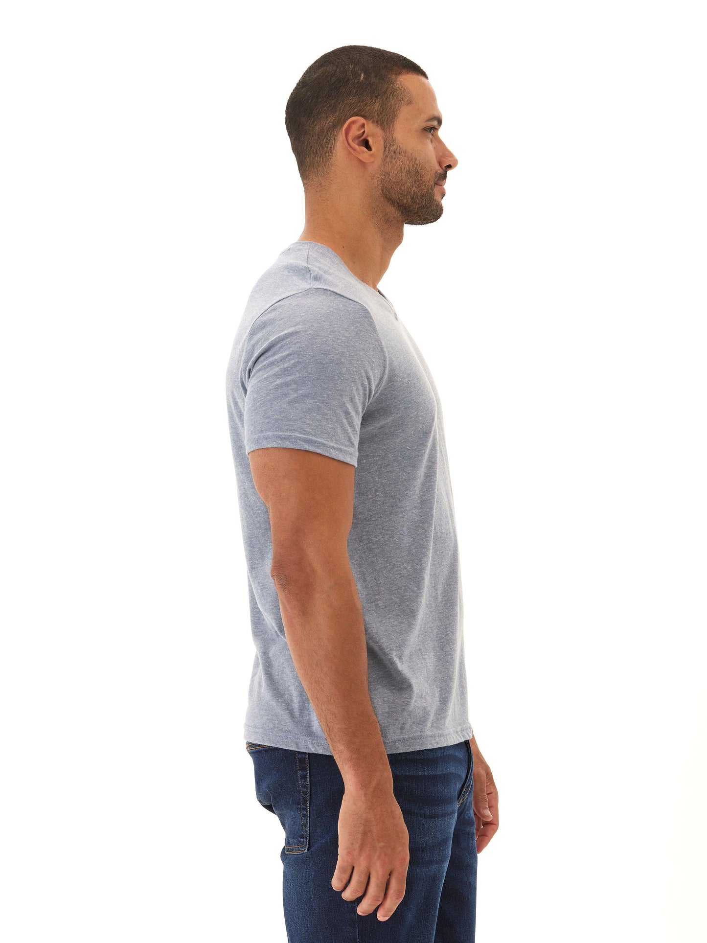 Men's Core Triblend Jersey V-Neck Tee