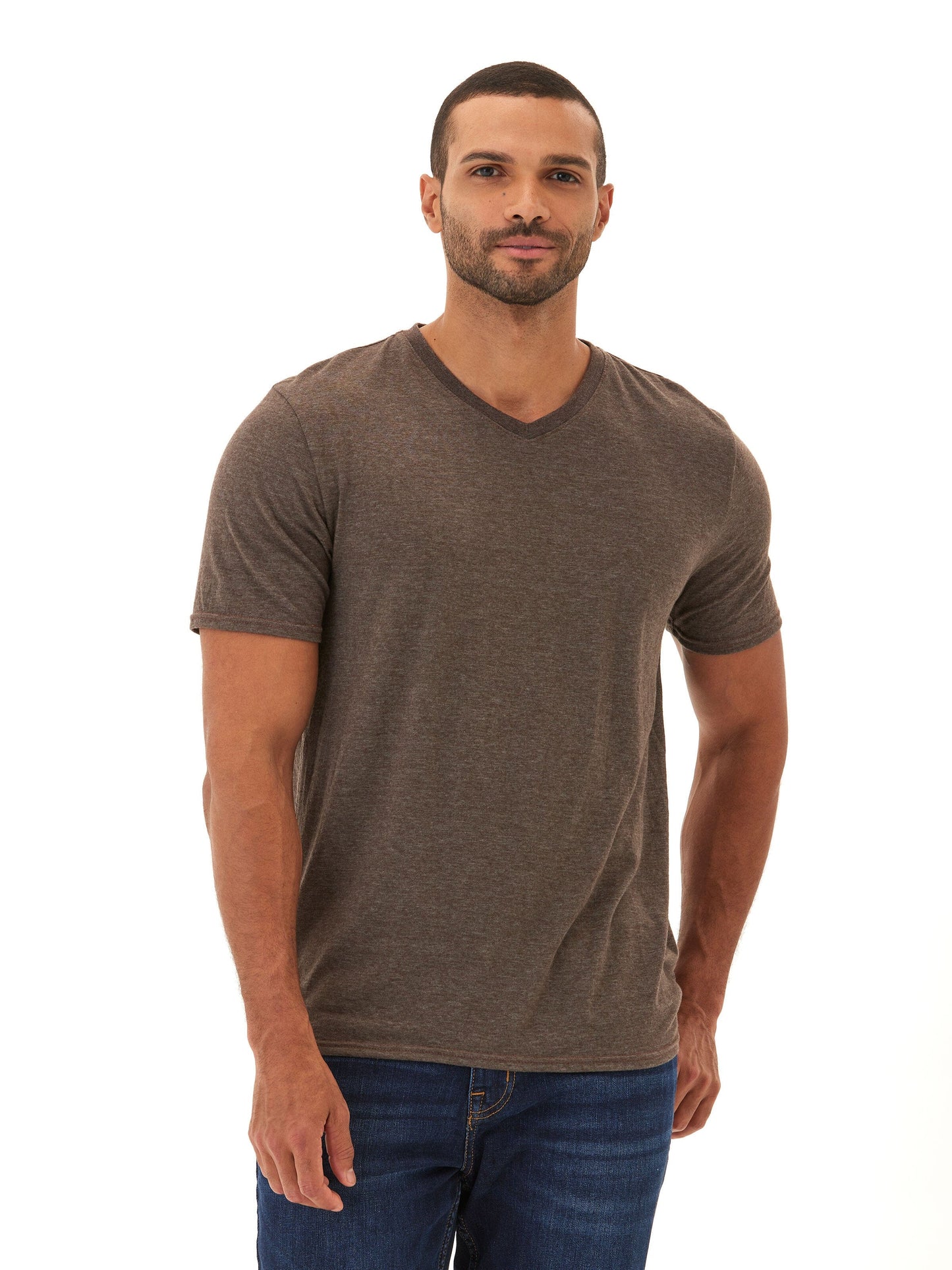 Men's Core Triblend Jersey V-Neck Tee