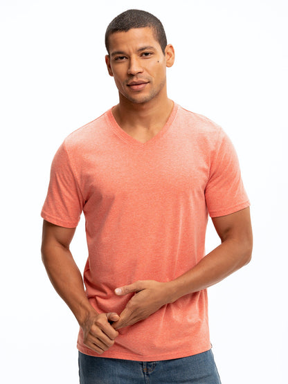 Men's Core Triblend Jersey V-Neck Tee