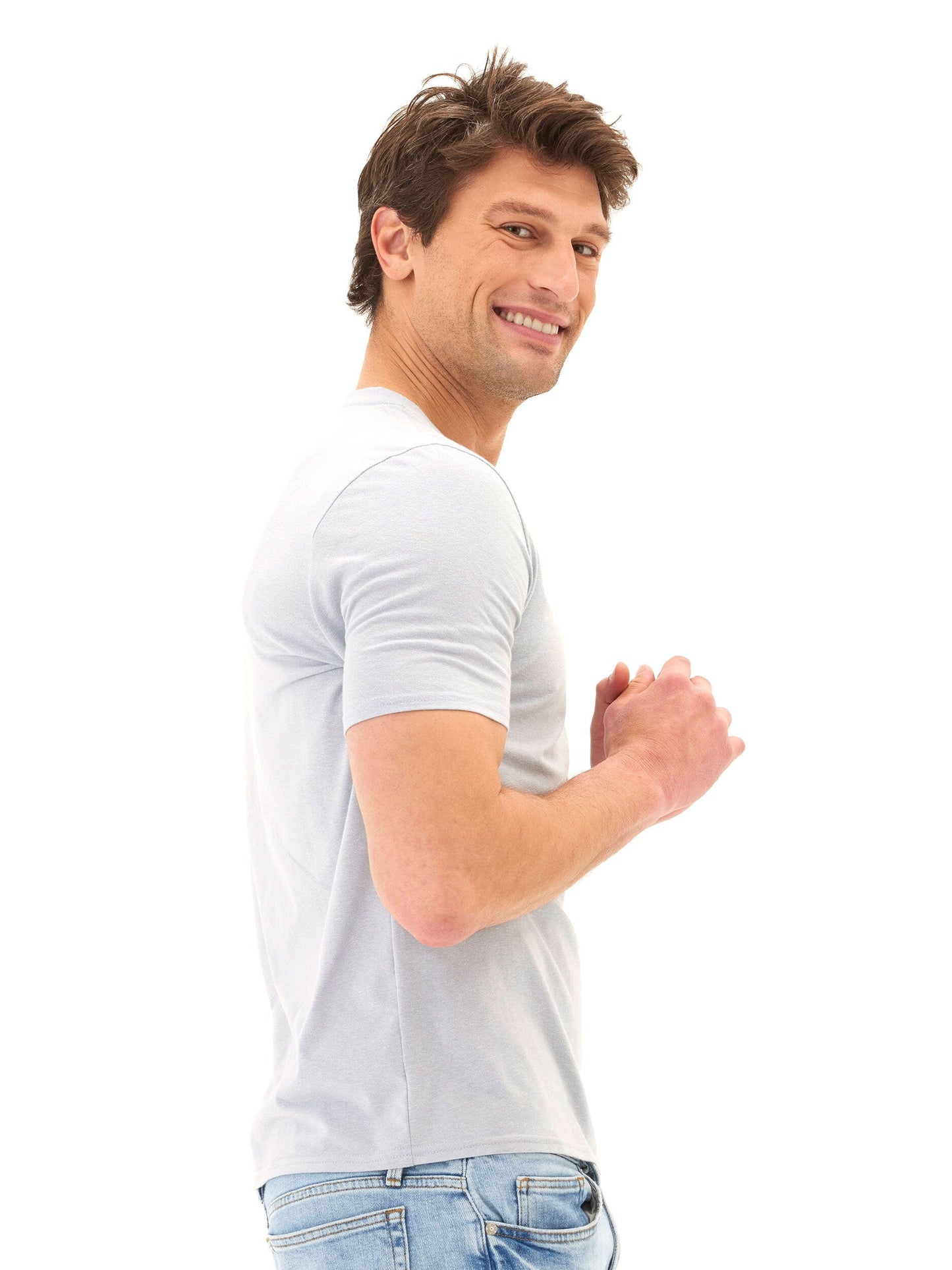Men's Core Triblend Jersey Crew Neck Tee