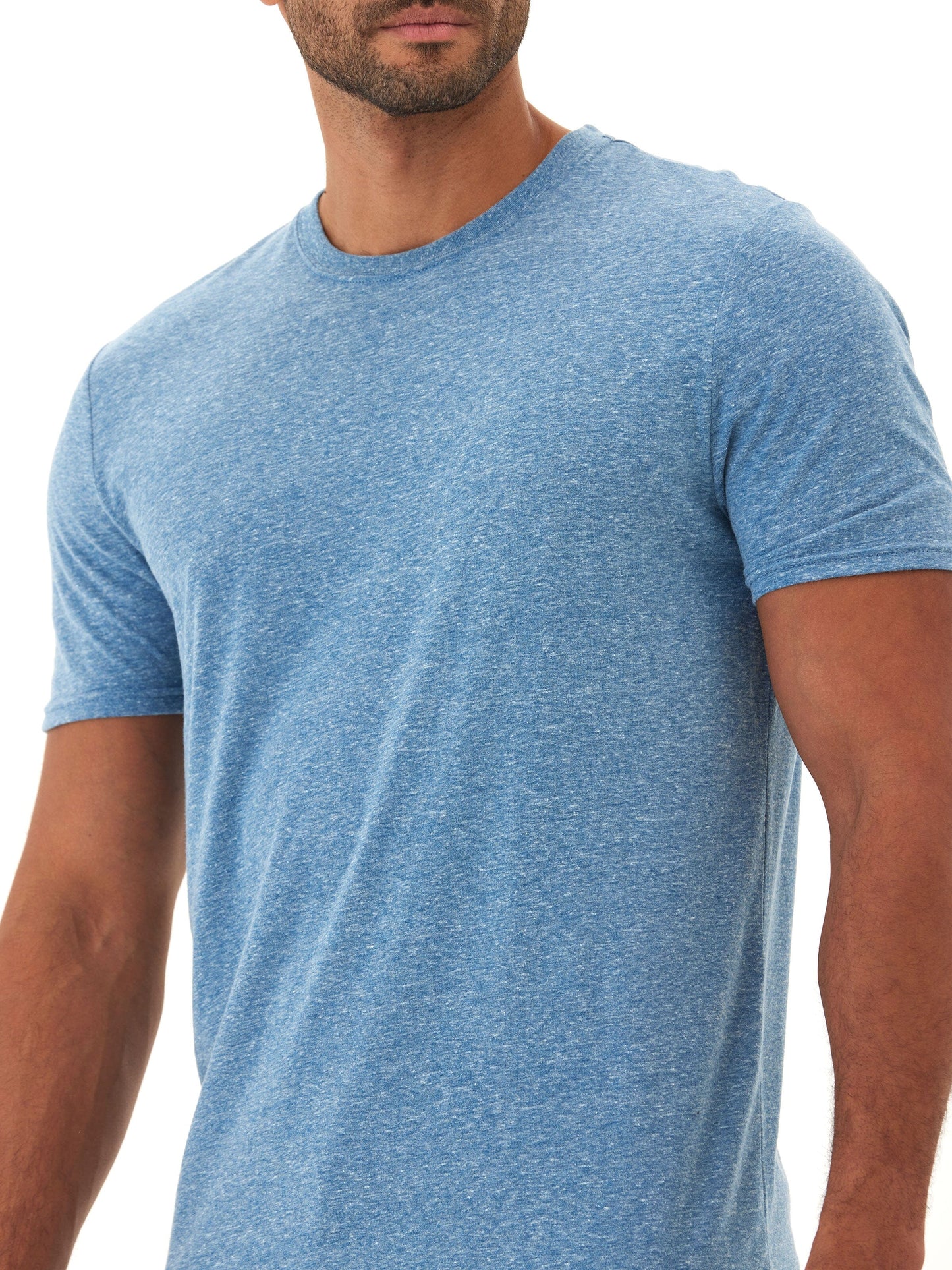 Men's Core Triblend Jersey Crew Neck Tee