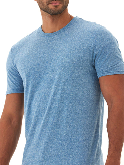 Men's Core Triblend Jersey Crew Neck Tee