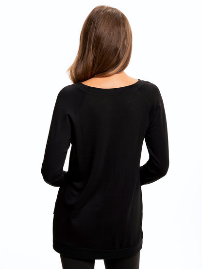 Leanna Feather Fleece Tunic