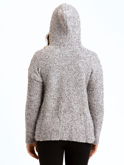 Anita Cozy Boucle Full Zip Sweater Hoodie
