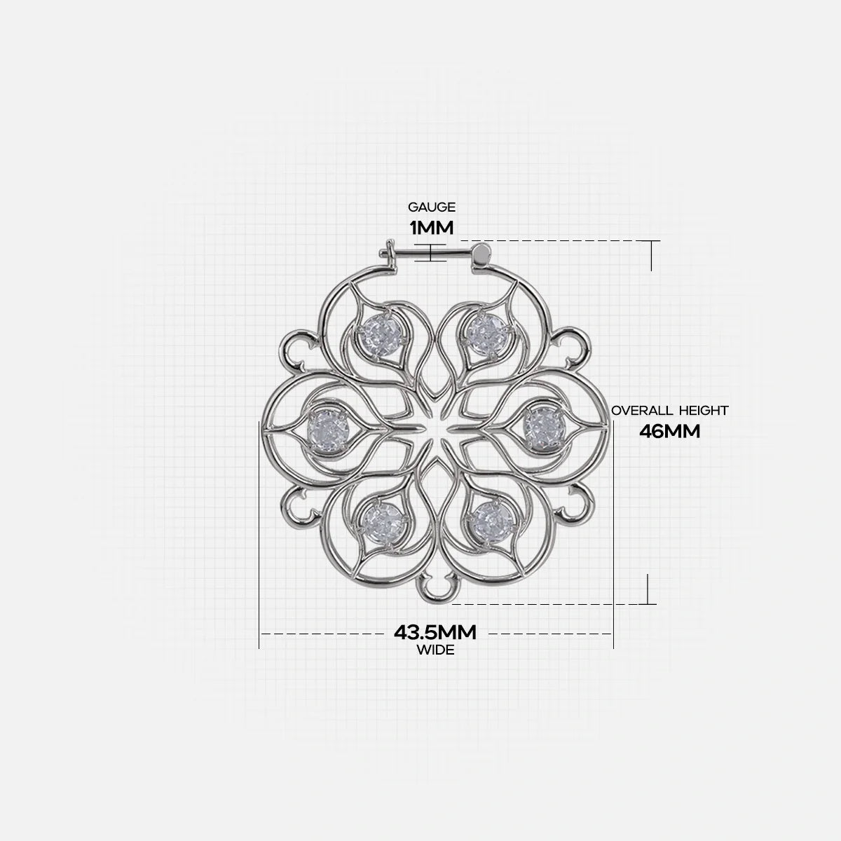 MANDALA BLOOM EARRINGS