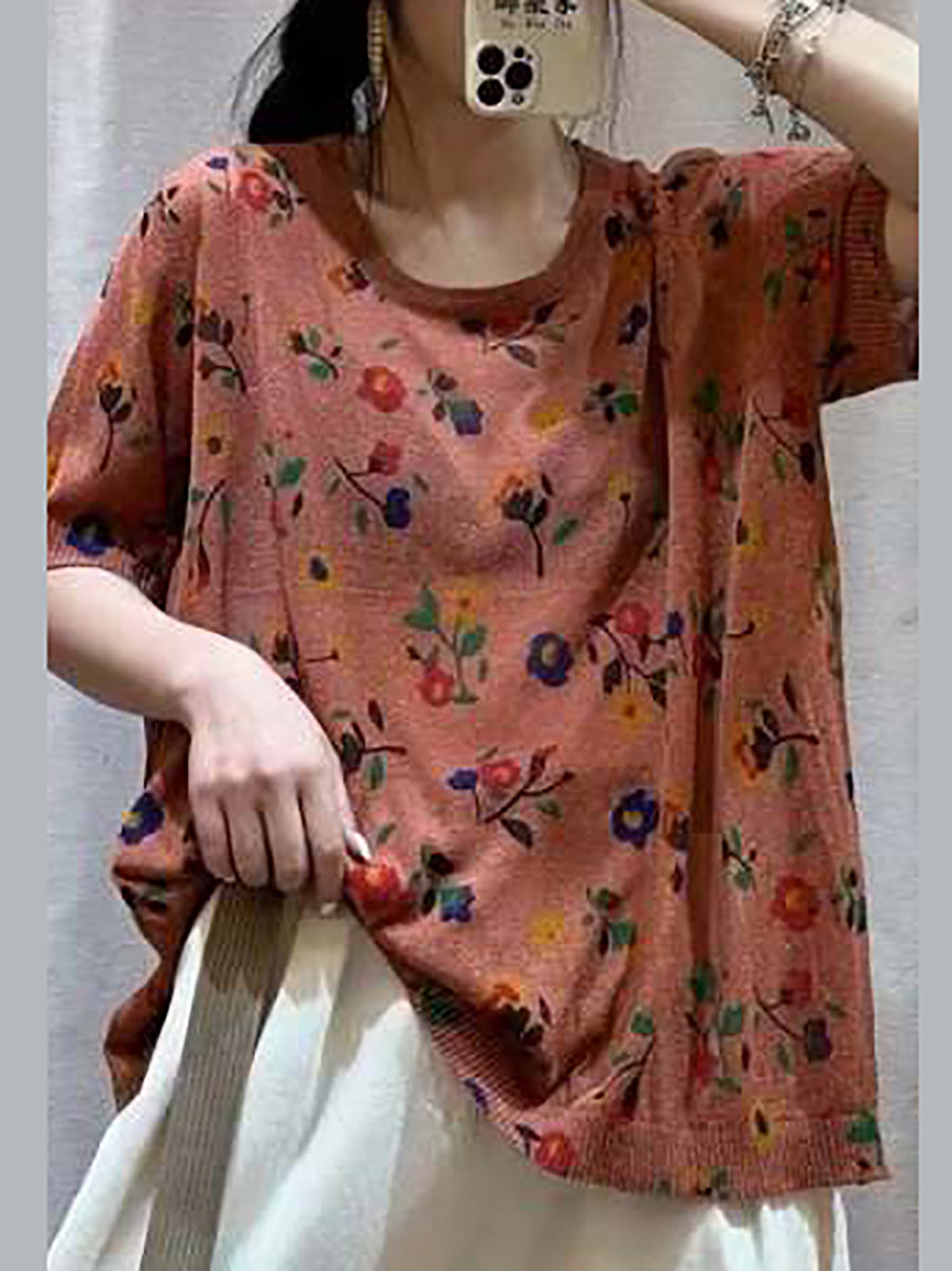 å¥³ç¨ä¼éè±æµå¤å­£å¯¬é¬å¥é ­è¡«