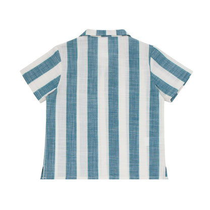 Fanm Mon x Minnow Boy's Striped Linen Shirt