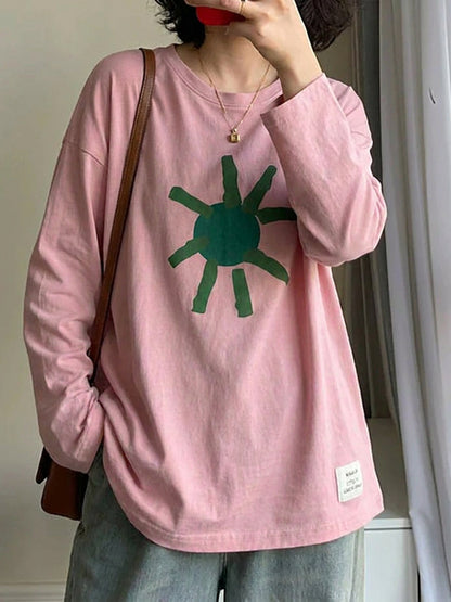 èè¡å°è± 100% ç´æ£å¯¬é¬ T å¹